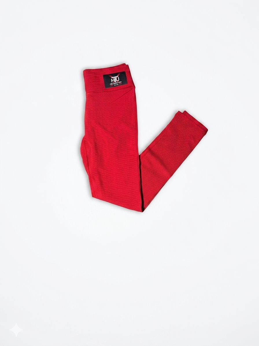 Leggins deportivos rojos mujer gym Colombia – The Heavy Unit